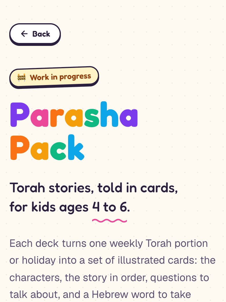 Parasha Pack